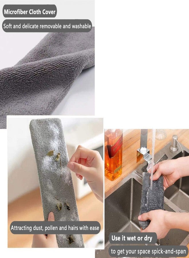 Zakudi Microfiber Gap Dust Brush Cleaner for Cleaning Under Bed with Long Handle Mop Flexible Washable and Retractable Gap Duster Brush Bottom Cleaning,Pack of 1 - Image 4